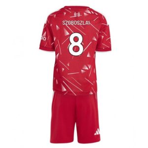 Futbalove dresy pre deti Liverpool FC 2026/27 Dominik Szoboszlai 8 Domáci s kraťasy