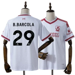 Liverpool Preč dres 2026/27 Bradley Barcola 29 Pánsky Krátky Rukáv Futbalový Dres