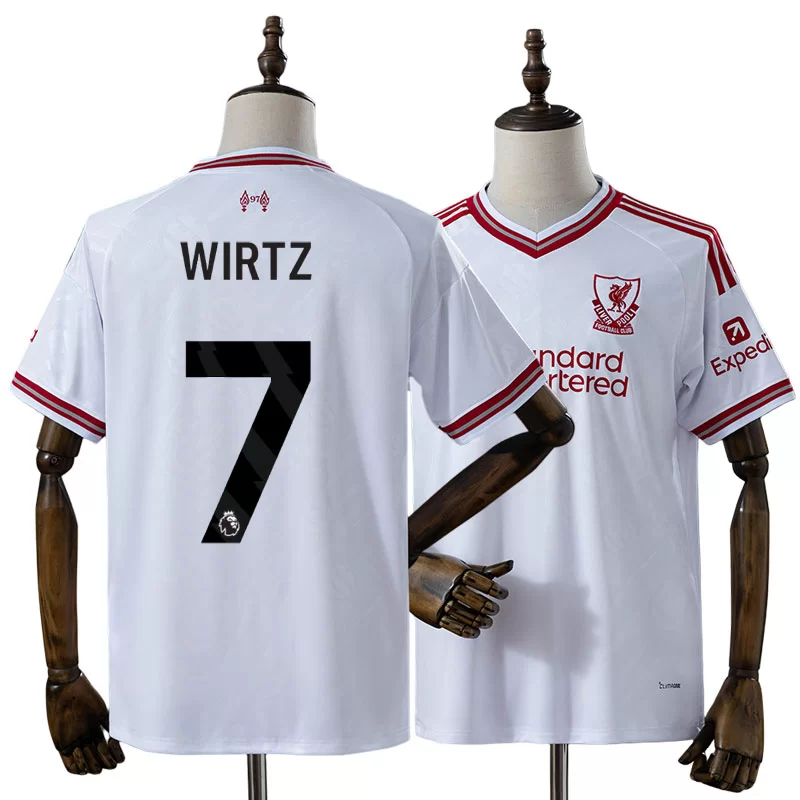 Liverpool Preč dres 2026/27 Florian Wirtz 7 1 Liverpool Preč dres 2026/27 Florian Wirtz 7 Pánsky Krátky Rukáv Futbalový Dres
