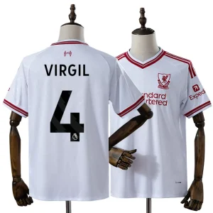 Liverpool Preč dres 2026/27 Virgil van Dijk 4 Pánsky Krátky Rukáv Futbalový Dres
