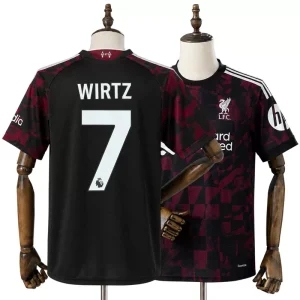 Liverpool Tretina dres 2026/27 Florian Wirtz 7 Pánsky Krátky Rukáv Futbalový Dres