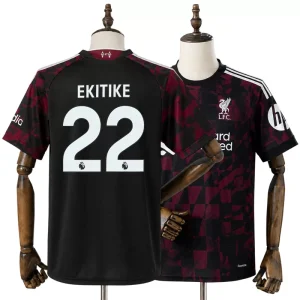 Liverpool Tretina dres 2026/27 Hugo Ekitiké 22 Pánsky Futbalový Dres Krátky Rukáv