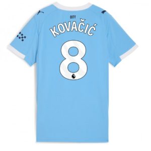 Futbalový dresy Manchester City 2025/26 Domáci Mateo Kovacic #8 – Dámsky Krátky Rukáv