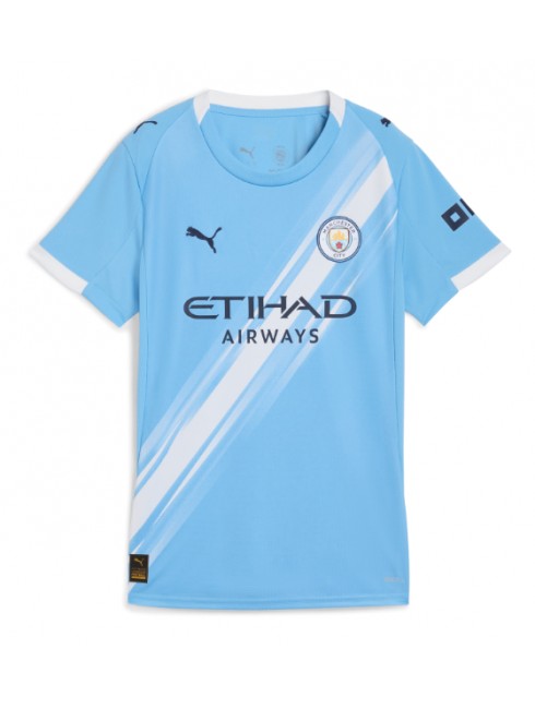 Futbalový dresy Manchester City 2025/26 Domáci Rodri Hernandez #16 – Dámsky Krátky Rukáv 2 Futbalový dresy Manchester City 2025/26 Domáci Rodri Hernandez #16 – Dámsky Krátky Rukáv – Obrázok 2