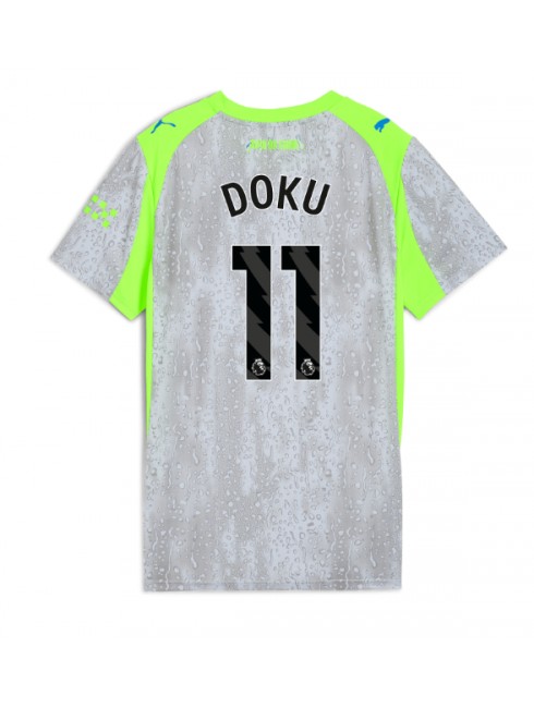 Futbalový dresy Manchester City 2025/26 Tretí Jeremy Doku #11– Dámsky Krátky Rukáv 1 Futbalový dresy Manchester City 2025/26 Tretí Jeremy Doku #11– Dámsky Krátky Rukáv