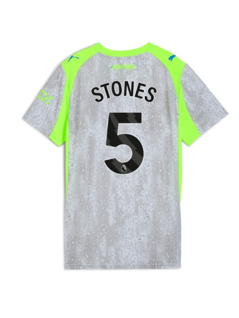 Futbalový dresy Manchester City 2025/26 Tretí John Stones #5 – Dámsky Krátky Rukáv 1 Futbalový dresy Manchester City 2025/26 Tretí John Stones #5 – Dámsky Krátky Rukáv