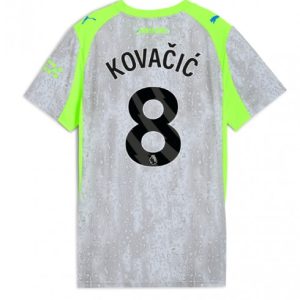 Futbalový dresy Manchester City 2025/26 Tretí Mateo Kovacic #8– Dámsky Krátky Rukáv