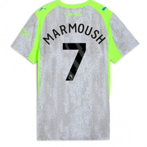 Futbalový dresy Manchester City 2025/26 Tretí Omar Marmoush #7– Dámsky Krátky Rukáv