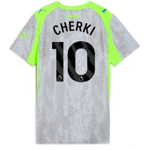 Futbalový dresy Manchester City 2025/26 Tretí Rayan Cherki #10– Dámsky Krátky Rukáv