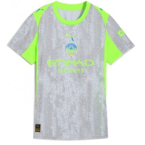 Futbalový dresy Manchester City 2025/26 Tretí – Dámsky Krátky Rukáv