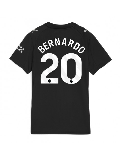 Futbalový dresy Manchester City 2025/26 Bernardo Silva #20 Vonkajší – Dámsky Krátky Rukáv 1 Futbalový dresy Manchester City 2025/26 Bernardo Silva #20 Vonkajší – Dámsky Krátky Rukáv
