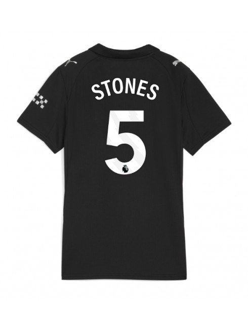 Futbalový dresy Manchester City 2025/26 Vonkajší John Stones #5 – Dámsky Krátky Rukáv 1 Futbalový dresy Manchester City 2025/26 Vonkajší John Stones #5 – Dámsky Krátky Rukáv