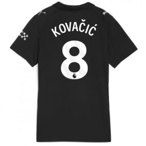 Futbalový dresy Manchester City 2025/26 Mateo Kovacic #8 Vonkajší – Dámsky Krátky Rukáv