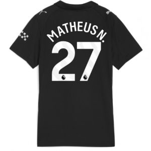 Futbalový dresy Manchester City 2025/26 Matheus Nunes #27 Vonkajší – Dámsky Krátky Rukáv