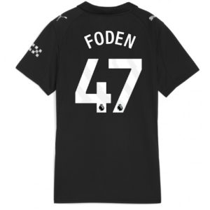 Futbalový dresy Manchester City 2025/26 Phil Foden #47 Vonkajší – Dámsky Krátky Rukáv