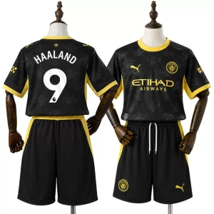 Detské Dres Manchester City 2026/27 Erling Haaland 9 Preč Komplet