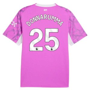 Manchester City Brankársky dres 2026/27 Gianluigi Donnarumma 25 Ruža Pánsky Krátky Rukáv