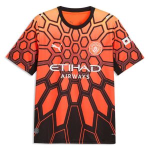 Manchester City Brankársky dres 2026/27 Oranžová Pánsky Krátky Rukáv