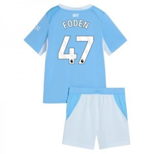 Detské Futbalový Dres Manchester City Domáci 2026/27 Phil Foden 47 Komplet