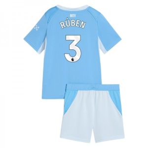 Detské Futbalový Dres Manchester City Domáci 2026/27 Rúben Dias 3 Komplet