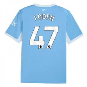 Futbalový Dres Manchester City Domáci 2026/27 Phil Foden 47 Pánsky