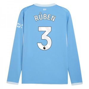 Manchester City Domáci Dres 2026/27 Rúben Dias 3 Pánsky Dlhý Rukáv