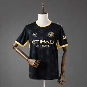 Pánsky Futbalový Dres Manchester City Preč 2026/27 Čierna/zlatá