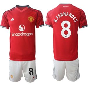 Pánsky Futbalový Set Manchester United 2025/26 Domáci Bruno Fernandes #8