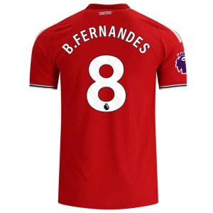 Manchester United Domáci Dres 2026/27 Bruno Fernandes 8 Pánsky Krátky Rukáv