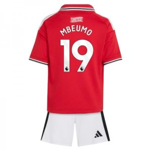 Detské Futbalový Dres Manchester United Domáci 2026/27 Bryan Mbeumo 19 Komplet