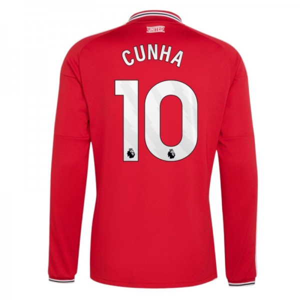 Manchester United Domáci Dres 2026/27 Matheus Cunha 10 Pánsky Dlhý Rukáv 1 Manchester United Domáci Dres 2026/27 Matheus Cunha 10 Pánsky Dlhý Rukáv