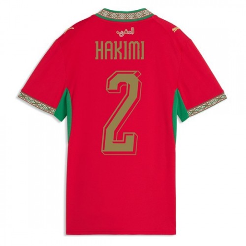 Futbalový Dres Maroko Domáci MS 2026 Achraf Hakimi #2 Ženy 1 Futbalový Dres Maroko Domáci MS 2026 Achraf Hakimi #2 Ženy