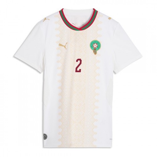 Futbalový Dres Maroko Achraf Hakimi #2 Vonkajší MS 2026 Ženy 2 Futbalový Dres Maroko Achraf Hakimi #2 Vonkajší MS 2026 Ženy – Obrázok 2