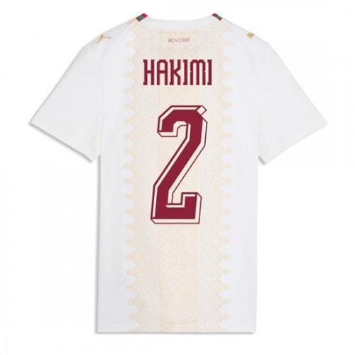 Futbalový Dres Maroko Achraf Hakimi #2 Vonkajší MS 2026 Ženy 1 Futbalový Dres Maroko Achraf Hakimi #2 Vonkajší MS 2026 Ženy