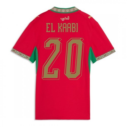 Futbalový Dres Maroko Domáci MS 2026 Ayoub El Kaabi #20 Ženy 1 Futbalový Dres Maroko Domáci MS 2026 Ayoub El Kaabi #20 Ženy