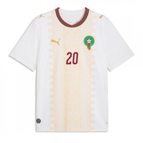 Futbalové dresy Maroko MS 2026 Ayoub El Kaabi #20 Vonkajší 2 Futbalové dresy Maroko MS 2026 Ayoub El Kaabi #20 Vonkajší – Obrázok 2