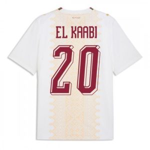 Futbalové dresy Maroko MS 2026 Ayoub El Kaabi #20 Vonkajší