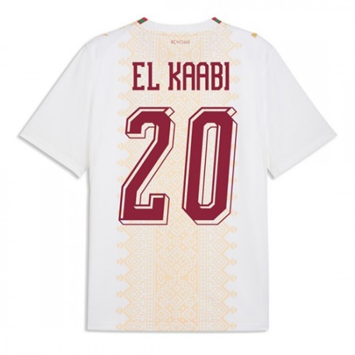 Futbalové dresy Maroko MS 2026 Ayoub El Kaabi #20 Vonkajší 1 Futbalové dresy Maroko MS 2026 Ayoub El Kaabi #20 Vonkajší
