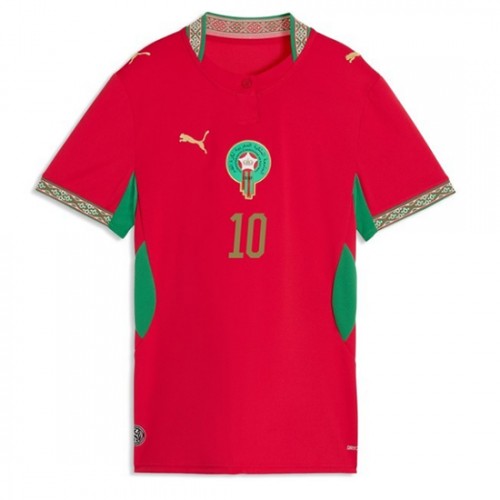 Futbalový Dres Maroko Domáci MS 2026 Brahim Diaz #10 Ženy 2 Futbalový Dres Maroko Domáci MS 2026 Brahim Diaz #10 Ženy – Obrázok 2