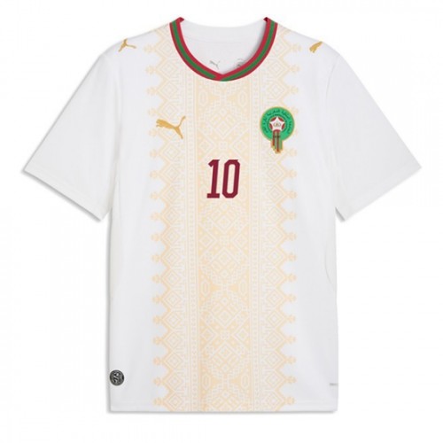 Futbalové dresy Maroko MS 2026 Brahim Diaz #10 Vonkajší 2 Futbalové dresy Maroko MS 2026 Brahim Diaz #10 Vonkajší – Obrázok 2