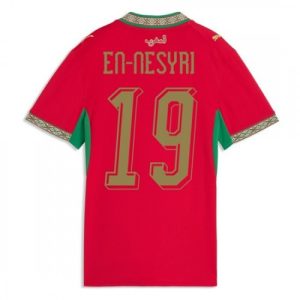 Futbalový Dres Maroko Domáci MS 2026 Youssef En-Nesyri #19 Ženy