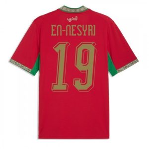 Futbalové dresy Maroko MS 2026 Youssef En-Nesyri #19 Domáci