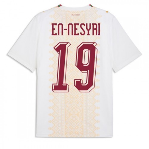 Futbalové dresy Maroko MS 2026 Youssef En-Nesyri #19 Vonkajší 1 Futbalové dresy Maroko MS 2026 Youssef En-Nesyri #19 Vonkajší
