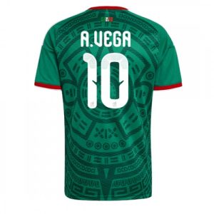 Futbalové dresy Mexiko Domáci MS 2026 Alexis Vega #10 Krátky Rukáv