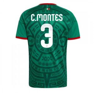 Futbalové dresy Mexiko Domáci MS 2026 Cesar Montes #3 Krátky Rukáv