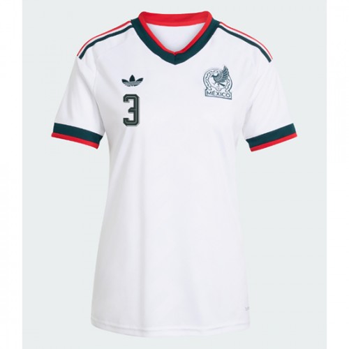 Mexiko Vonkajší MS 2026 Cesar Montes #3 Ženy Futbalový Dres Krátky Rukáv 2 Mexiko Vonkajší MS 2026 Cesar Montes #3 Ženy Futbalový Dres Krátky Rukáv – Obrázok 2