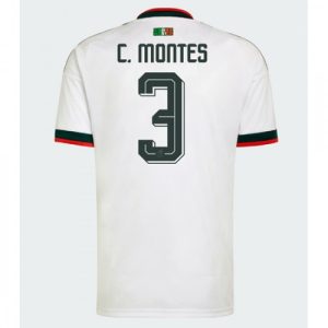 Futbalové dresy Mexiko MS 2026 Cesar Montes #3 Vonkajší Krátky Rukáv