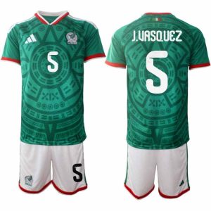 Herren-Trikots Mexiko Heim-WM 2026 – Johan Vásquez #5 Fußball-Set