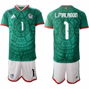 Herren-Trikots Mexiko Heim-WM 2026 – Luis Malagón #1 Fußball-Set