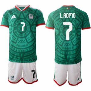 Herren-Trikots Mexiko Heim-WM 2026 – Luis Romo #7 Fußball-Set
